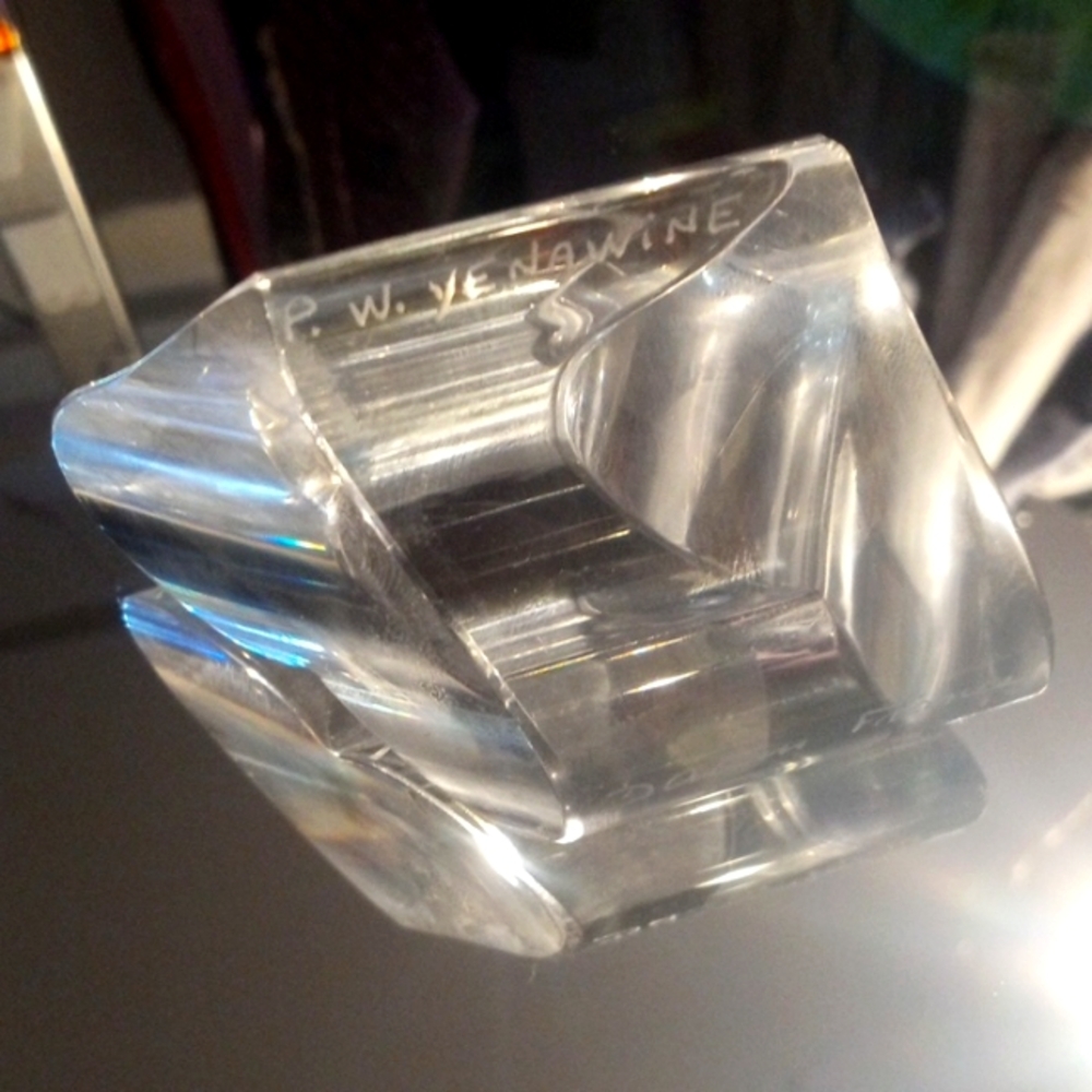 Crystal heart by Daum